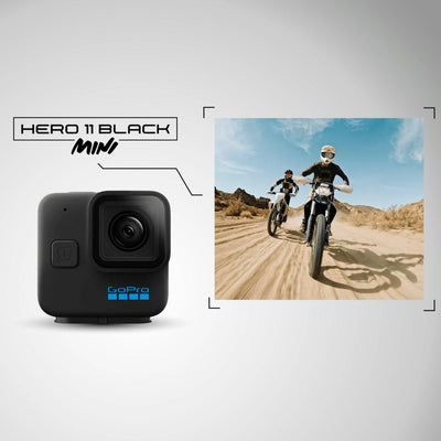 Go Pro Hero 11 Black Mini  Cámara de Video Compacta Impermeable  Ultra HD 5.3k60  Marco de 24.7 MP