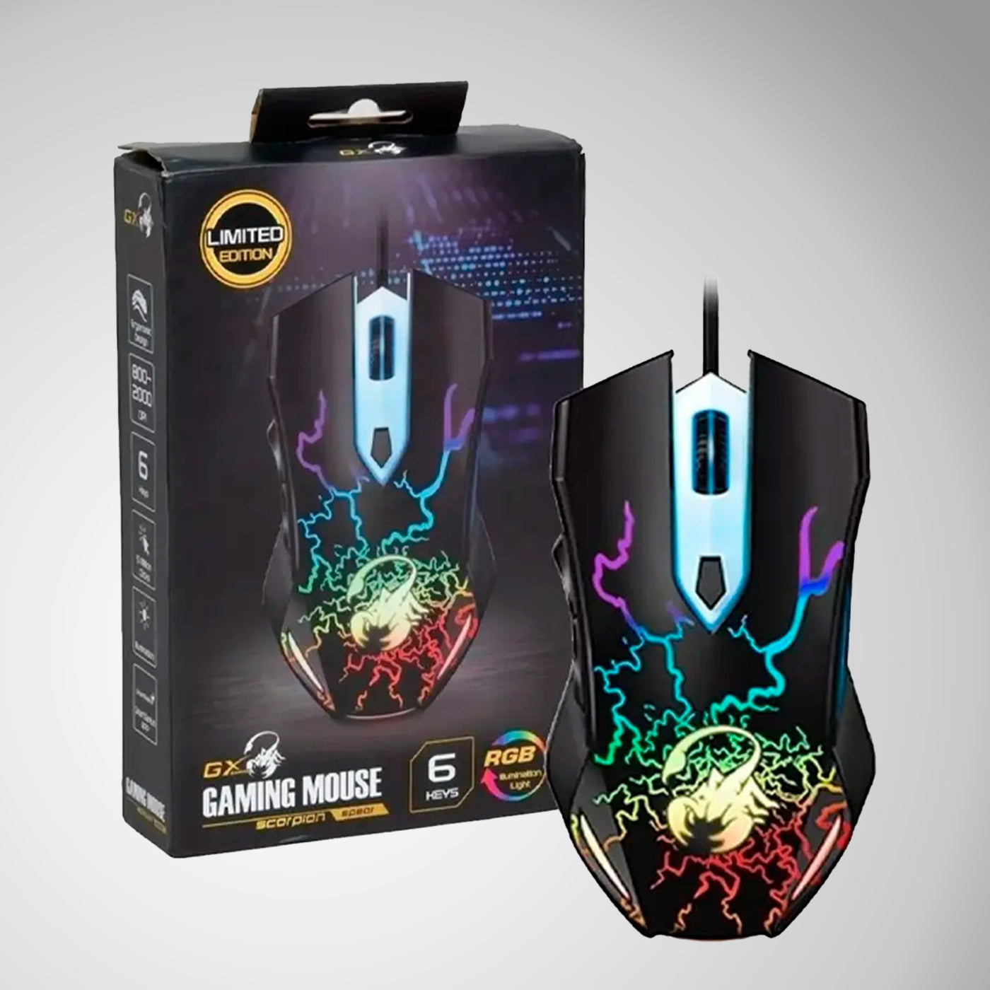 Mouse Genius GX Scorpion Spear Gaming Black