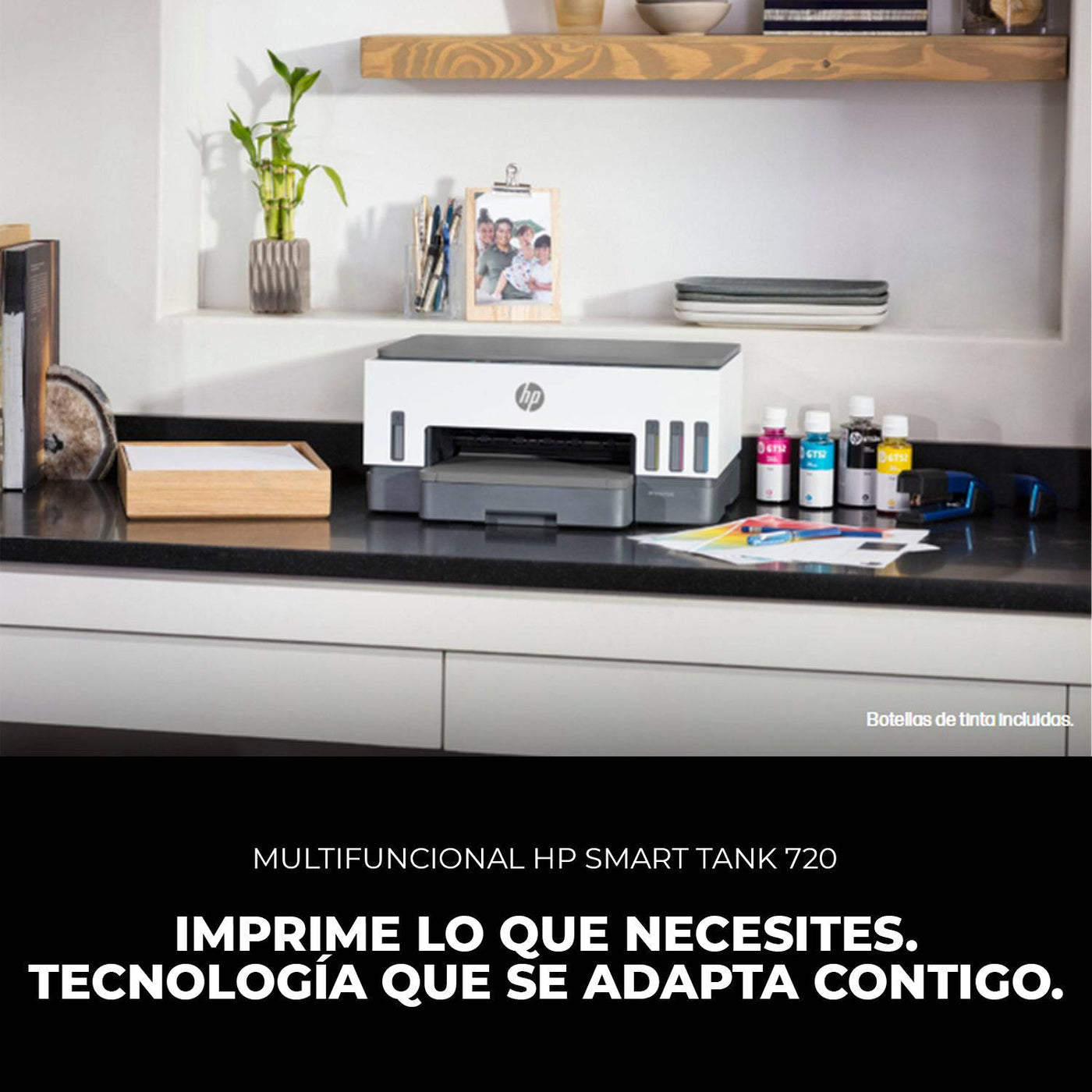 Impresora Hp Smart Tank 720 Multifuncional usb 2.0 Wifi BT