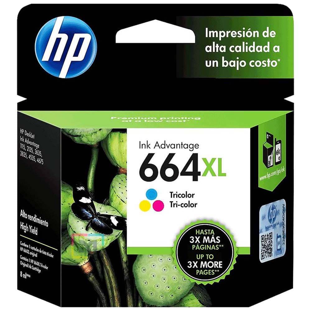 Cartuchos de tinta HP Original 664XL Ink