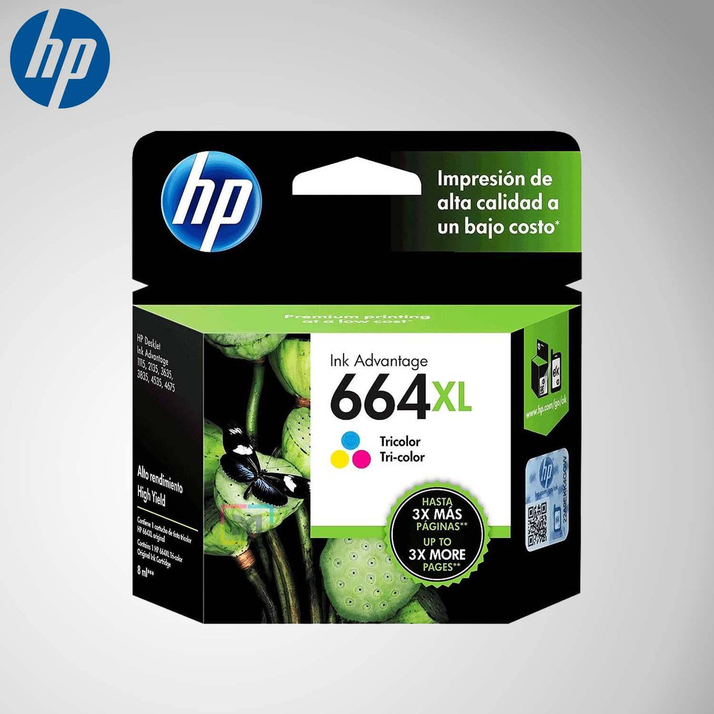 Cartuchos de tinta HP Original 664XL Ink