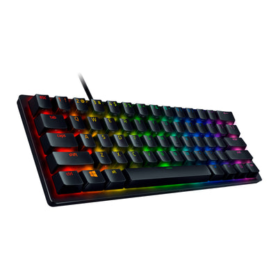 Teclado Razer Huntsman Mini 60% Mecánico RGB(P163B) SP switch purple