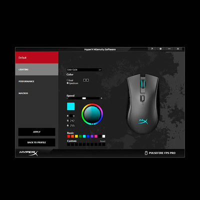 Mouse Gamer HyperX Pulsefire FPS Pro 16K DPI 6 Botones RGB(P163B) - Achorao