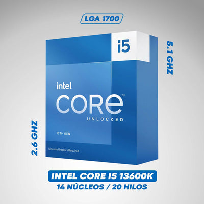 Procesador Intel Core i5-13600K 3.50/5.10GHz /24MB LGA 1700