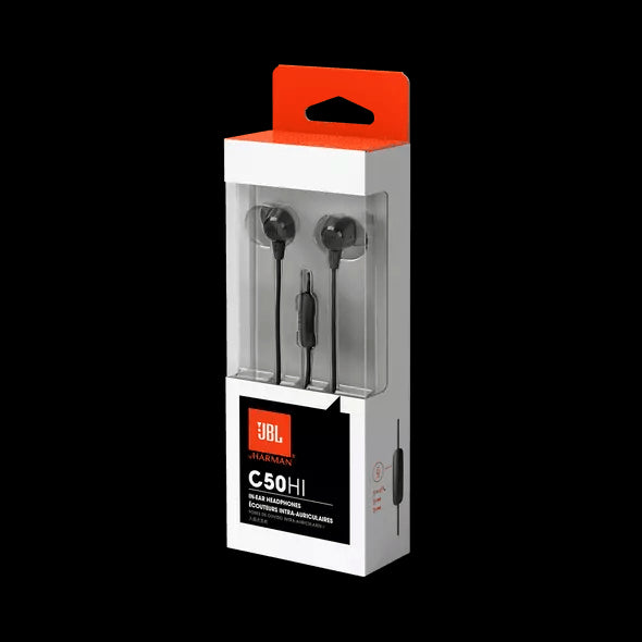 Audifonos JBL C50HI In-ear c/ Microfono Superior Bass