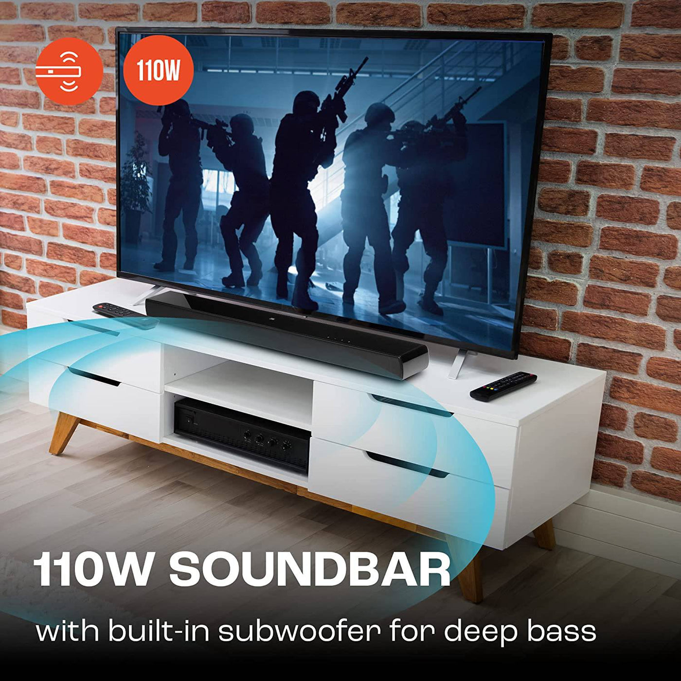 Barra de Sonido JBL SB120 2.0 Bluetooth Cinema Dolby Digital