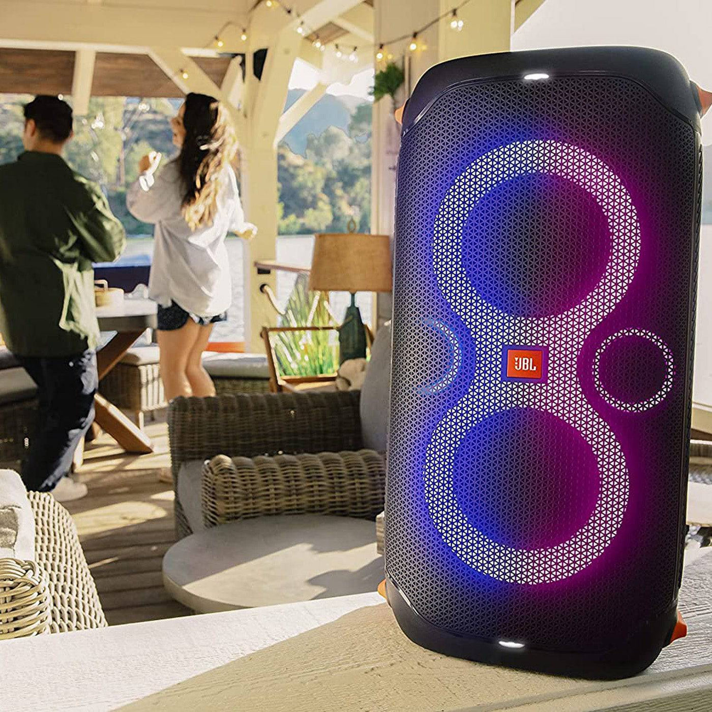 Parlante JBL PartyBox 110 IPX4 Portátil Exteriores 12hrs Bat