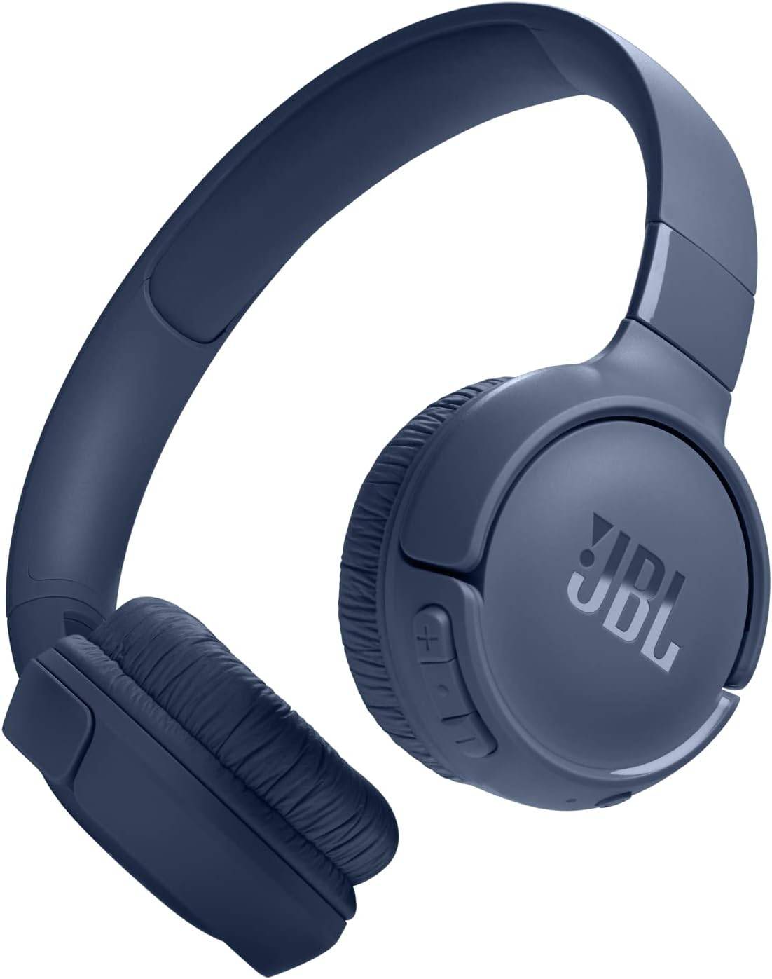 JBL Auriculares Tune 520BT, inálambricos por Bluetooth, 57 horas de reproducción con Pure Bass, plegables