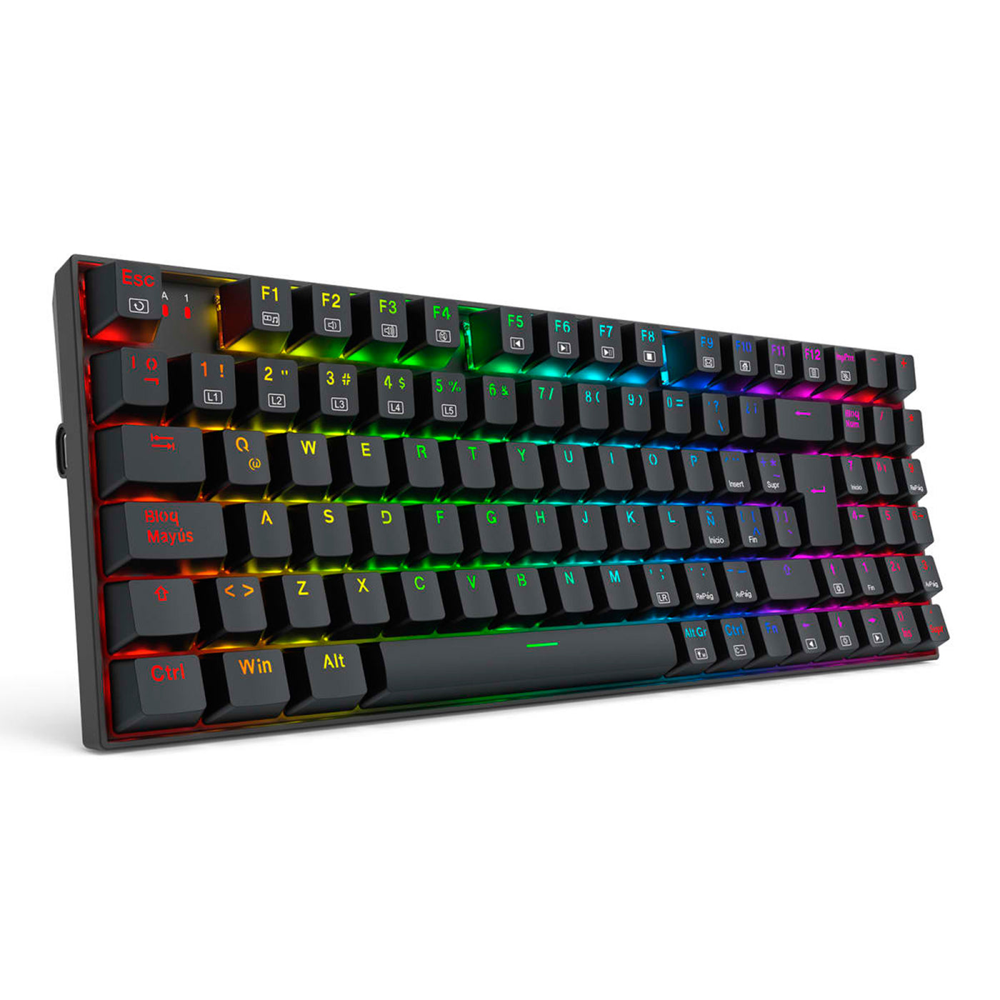 Teclado Gamer Mecánico Redragon Ziggs K669-rgb-sp