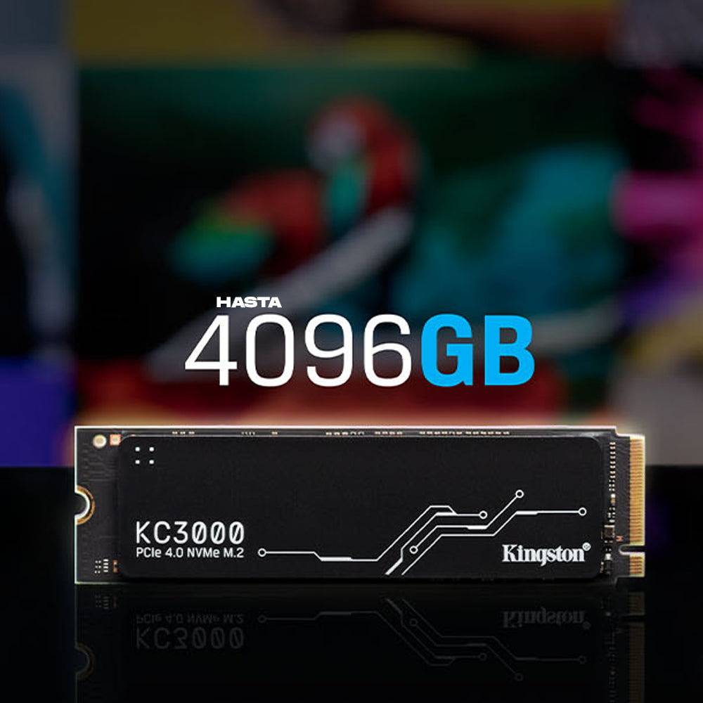 Unidad en estado solido Kingston KC3000, 1024GB/2048GB, M.2 2280 PCIe Gen 4.0 NVMe