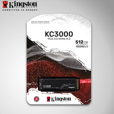 Unidad en estado solido Kingston KC3000, 1024GB/2048GB, M.2 2280 PCIe Gen 4.0 NVMe