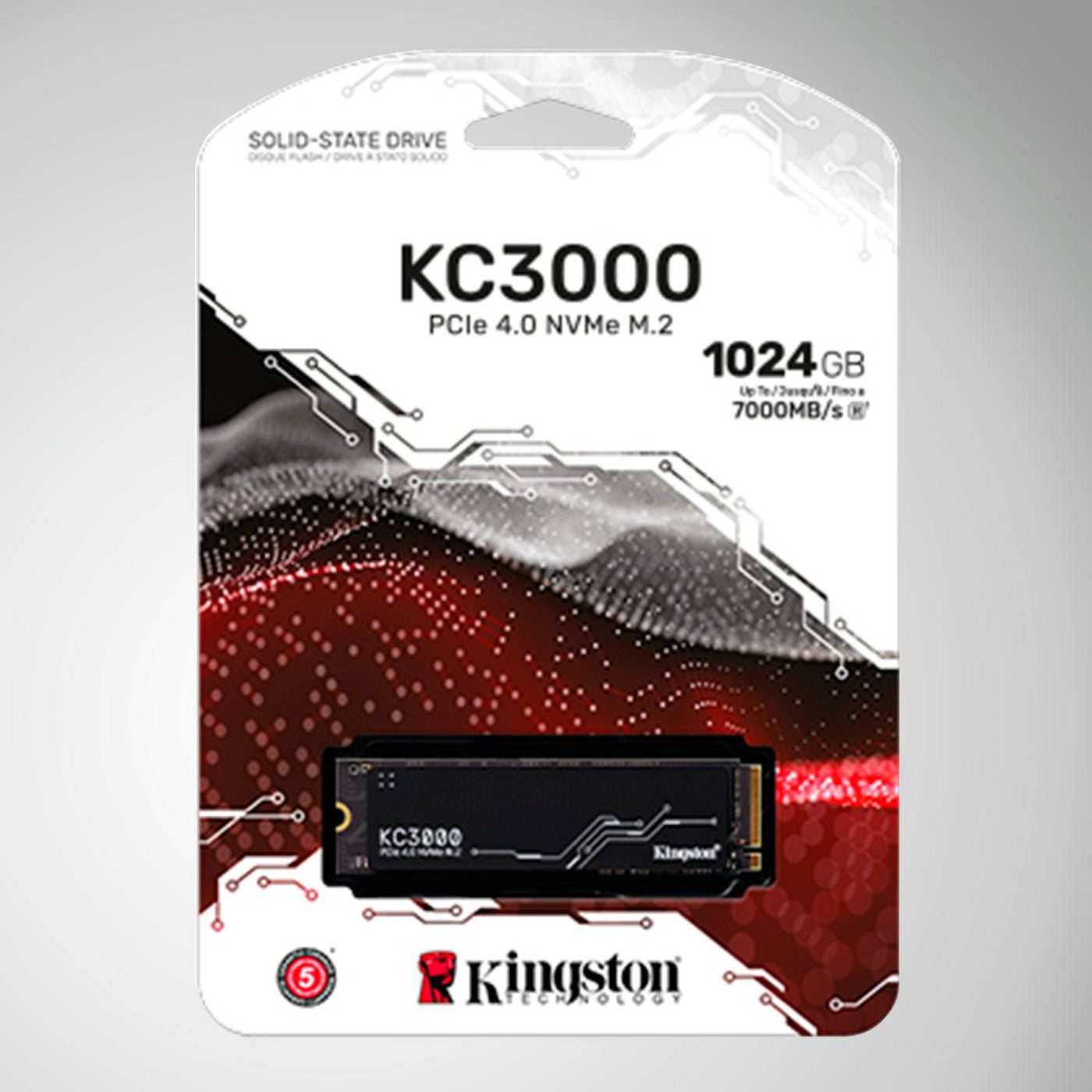 Unidad en estado solido Kingston KC3000, 1024GB/2048GB, M.2 2280 PCIe Gen 4.0 NVMe