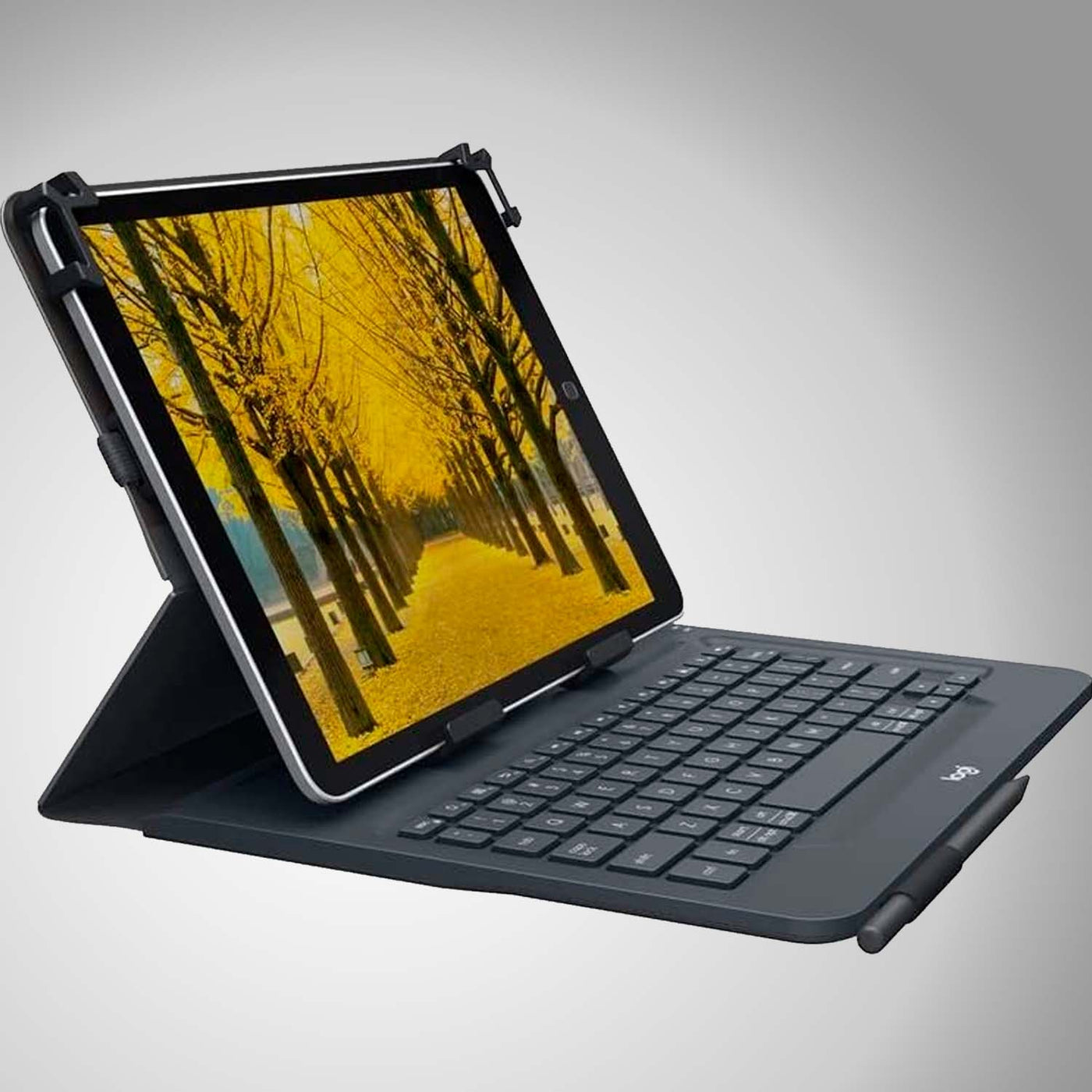 DEMO Logitech Universal Folio - Funda con Teclado Inalámbrico