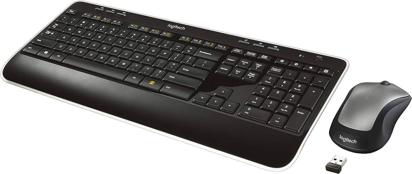 Logitech Combo de teclado y mouse inalámbricos MK520