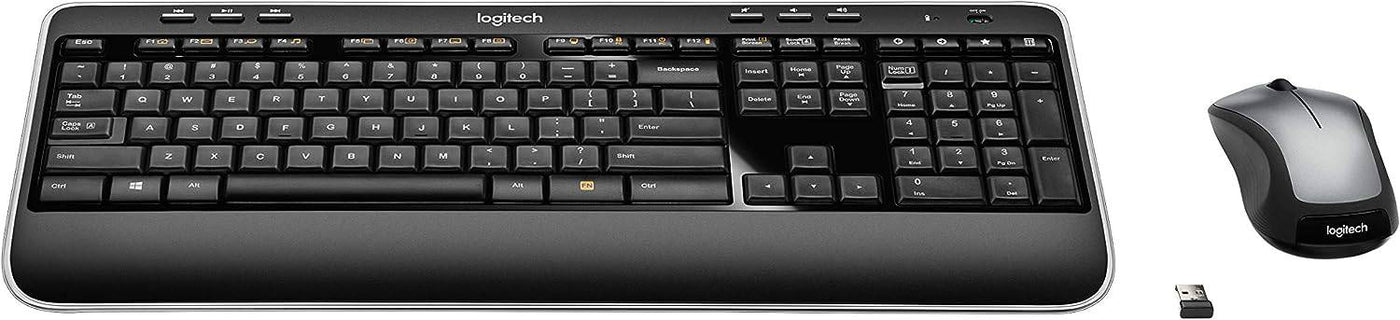 Logitech Combo de teclado y mouse inalámbricos MK520