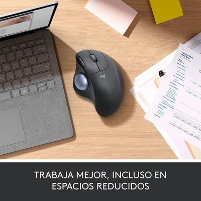 Mouse Logitech Ergo M575 TrackBall Inalámbrico Bluetooth(P163B)