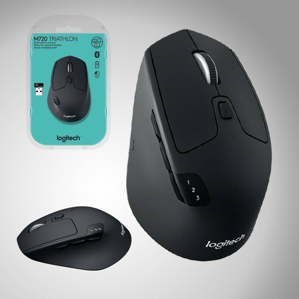 Mouse Logitech M720 Inalámbrico Multidispositivo Bluetooth Triathlon(P163B)