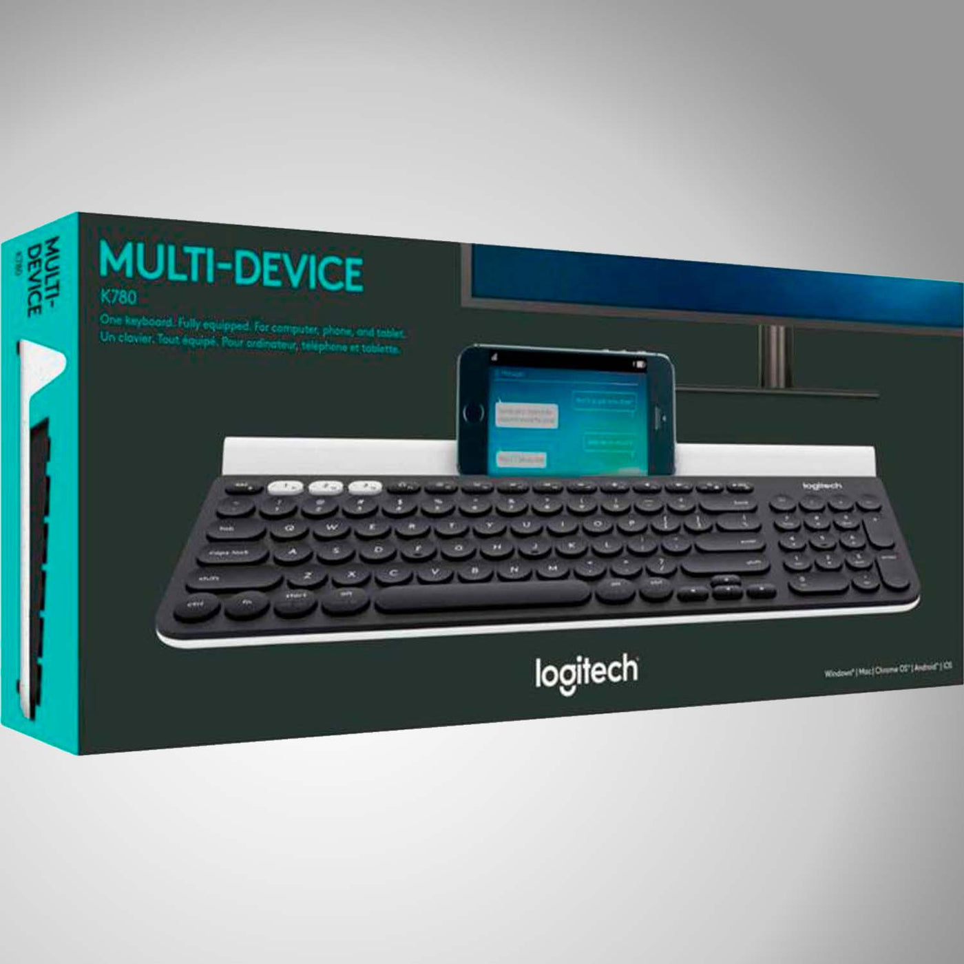 Teclado Logitech K780 Inalámbrico Multidispositivo Bluetooth