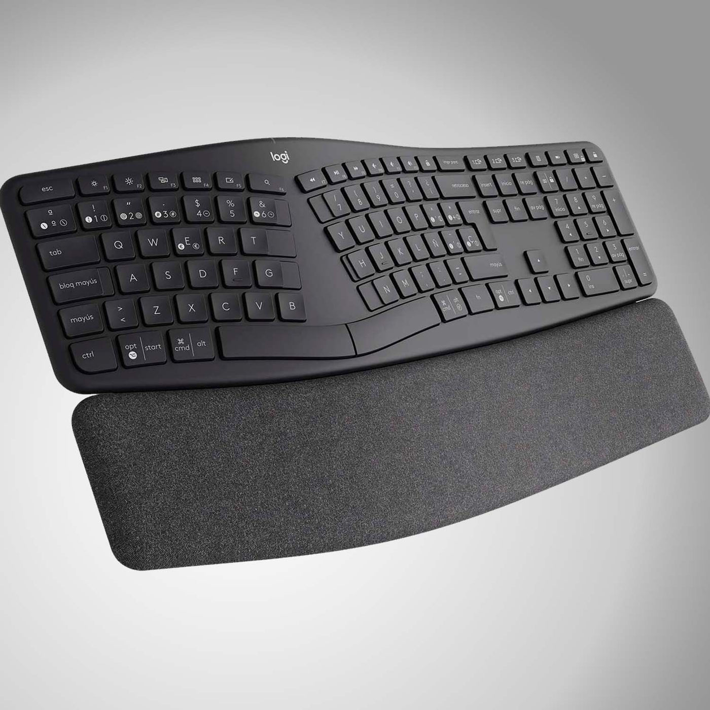 Teclado Logitech K860 ERGO Inalámbrico Ergonómico Bluetooth