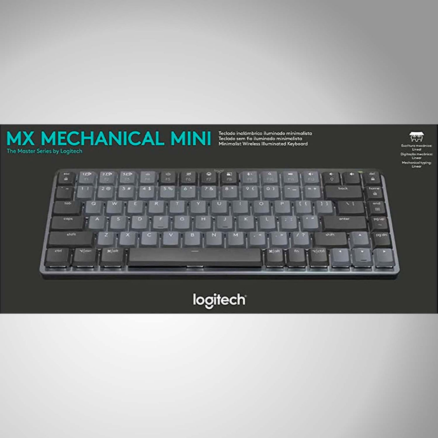 Teclado Logitech MX Mechanical Mini Carga Rápida Ecofriendly