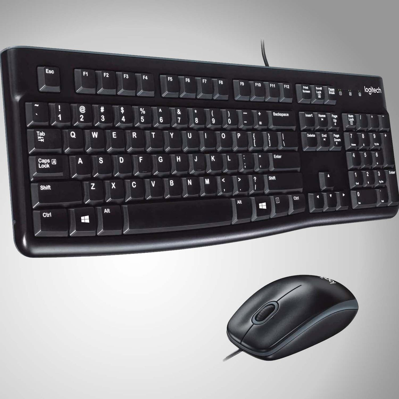 Teclado & Mouse MK120 Anti salpicaduras