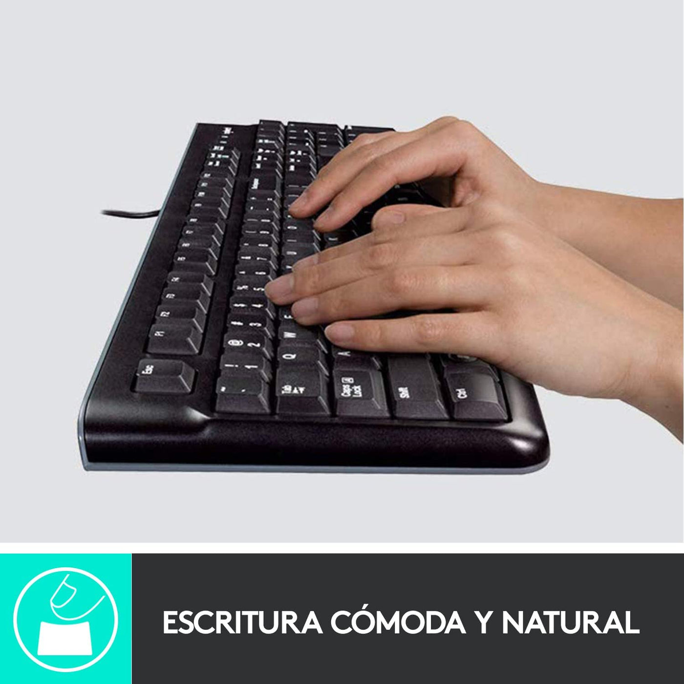 Teclado & Mouse MK120 Anti salpicaduras