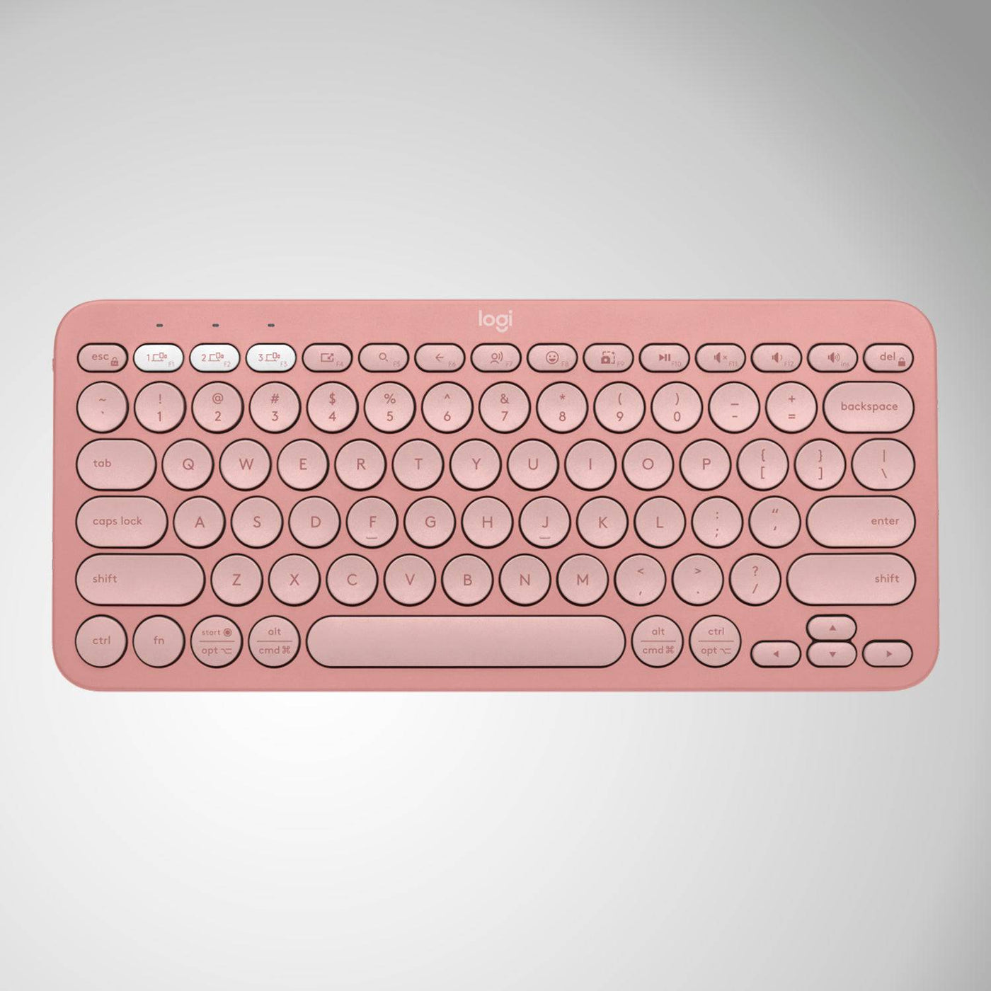 Teclado logitech k380 rosa sale