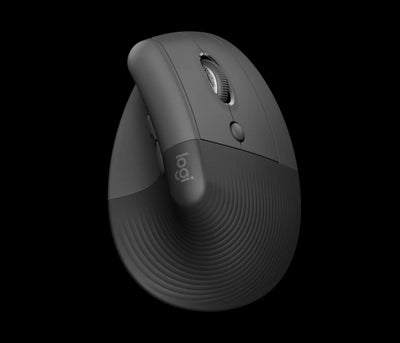 Mouse Logitech Lift Vertical Wireless Oficina Cómodo