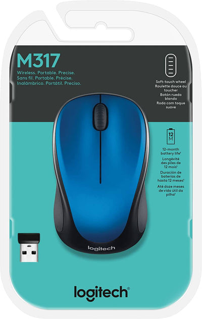 Mouse Logitech M317 Inalambrico Portable Usb Plug Play(P163B)