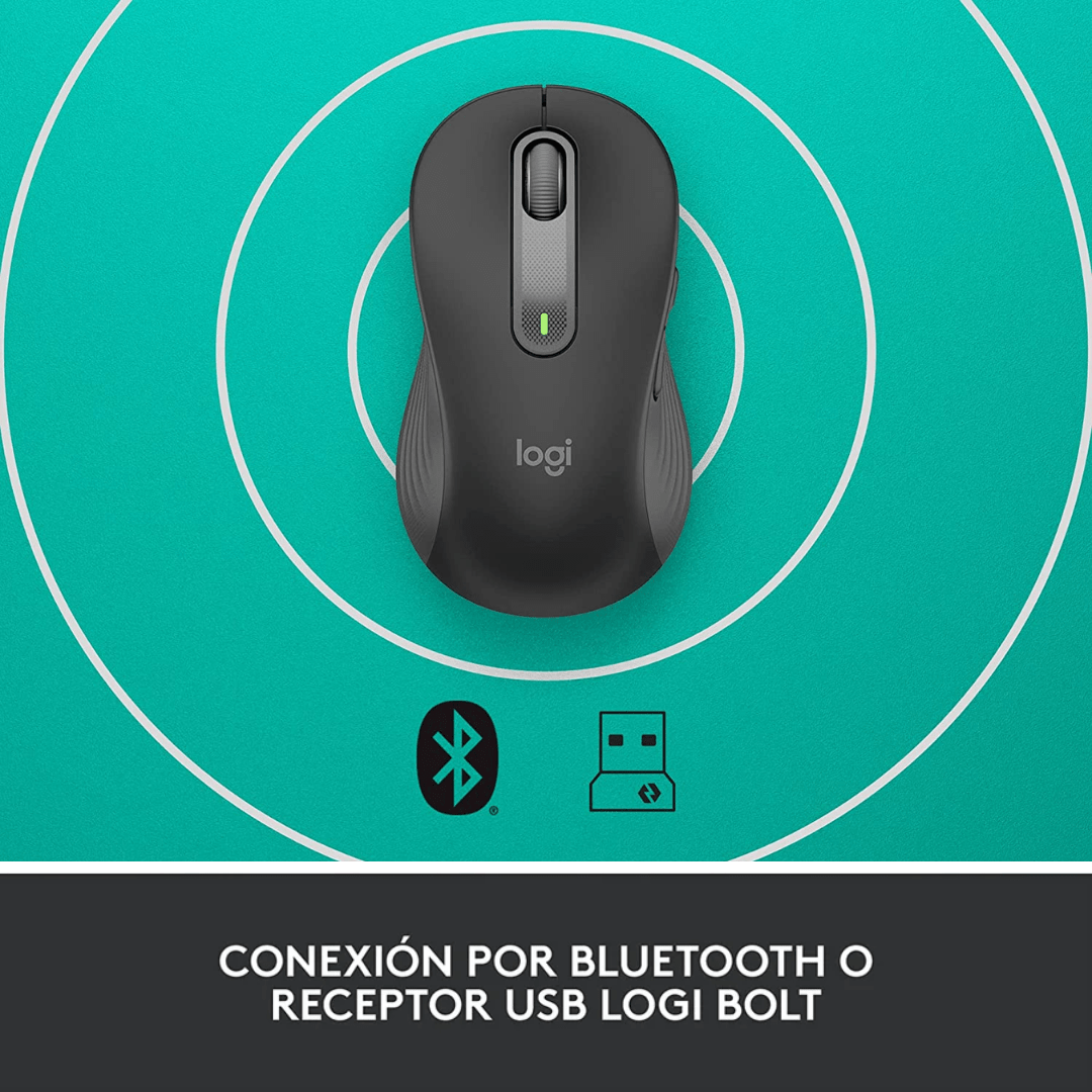 Mouse Logitech M650 Tamaño L Wireless(P163B)