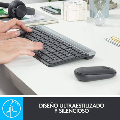 Teclado & Mouse MK470  Inalámbrico Slim 36 Meses de Batería