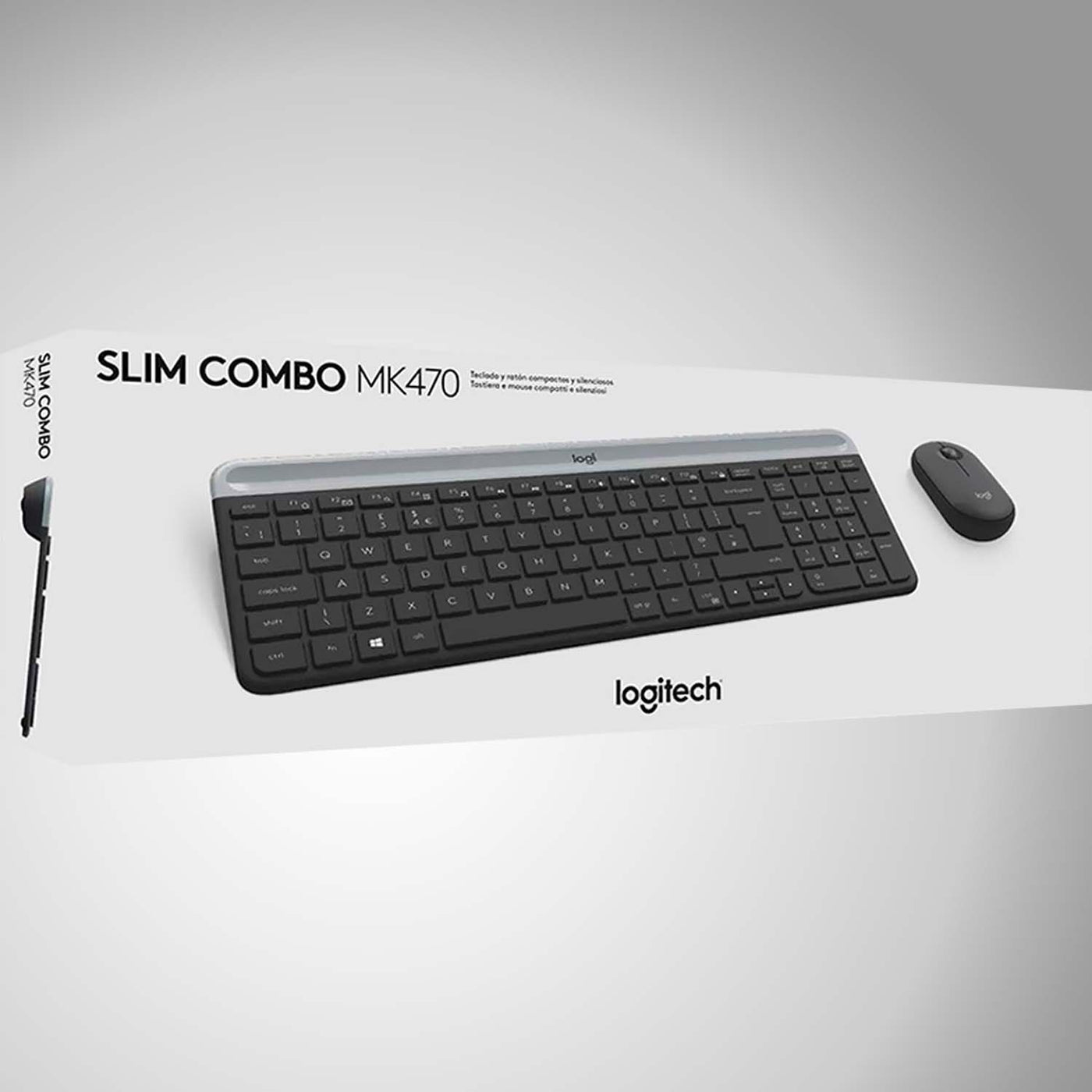 Teclado & Mouse MK470  Inalámbrico Slim 36 Meses de Batería