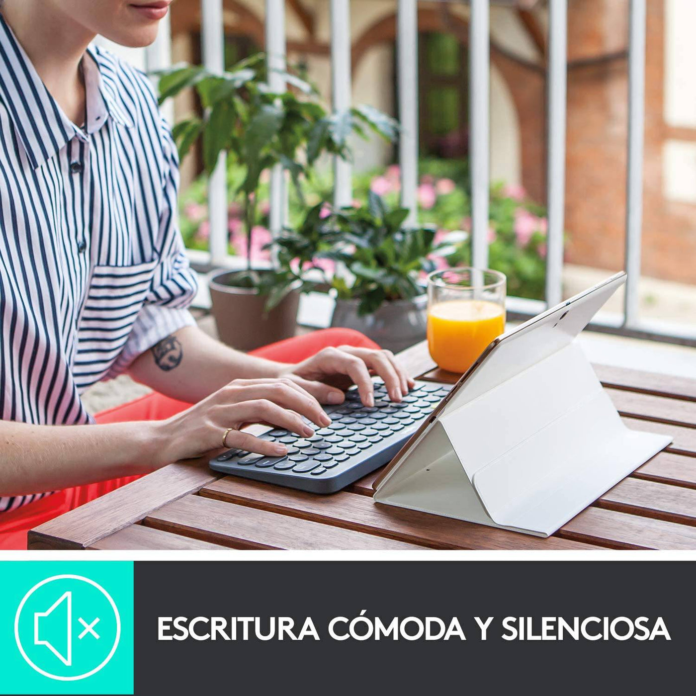 Teclado Logitech K380 Inalámbrico Multidispositivo Bluetooth