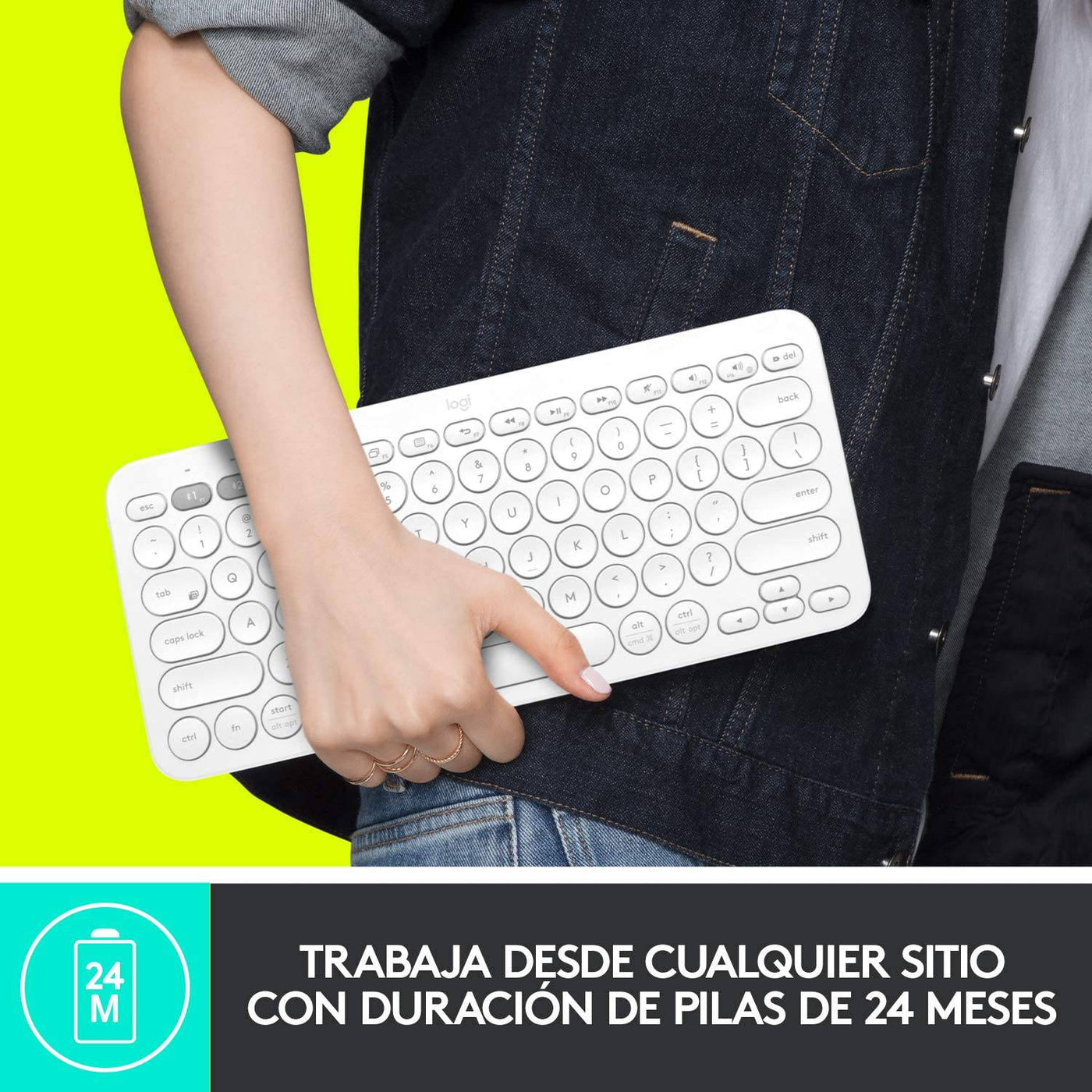 Teclado Logitech K380 Inalámbrico Multidispositivo Bluetooth