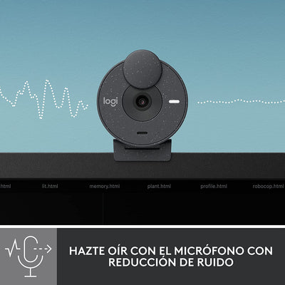 Camara Logitech Brio 300 Fhd 1080p con Modo Privacidad