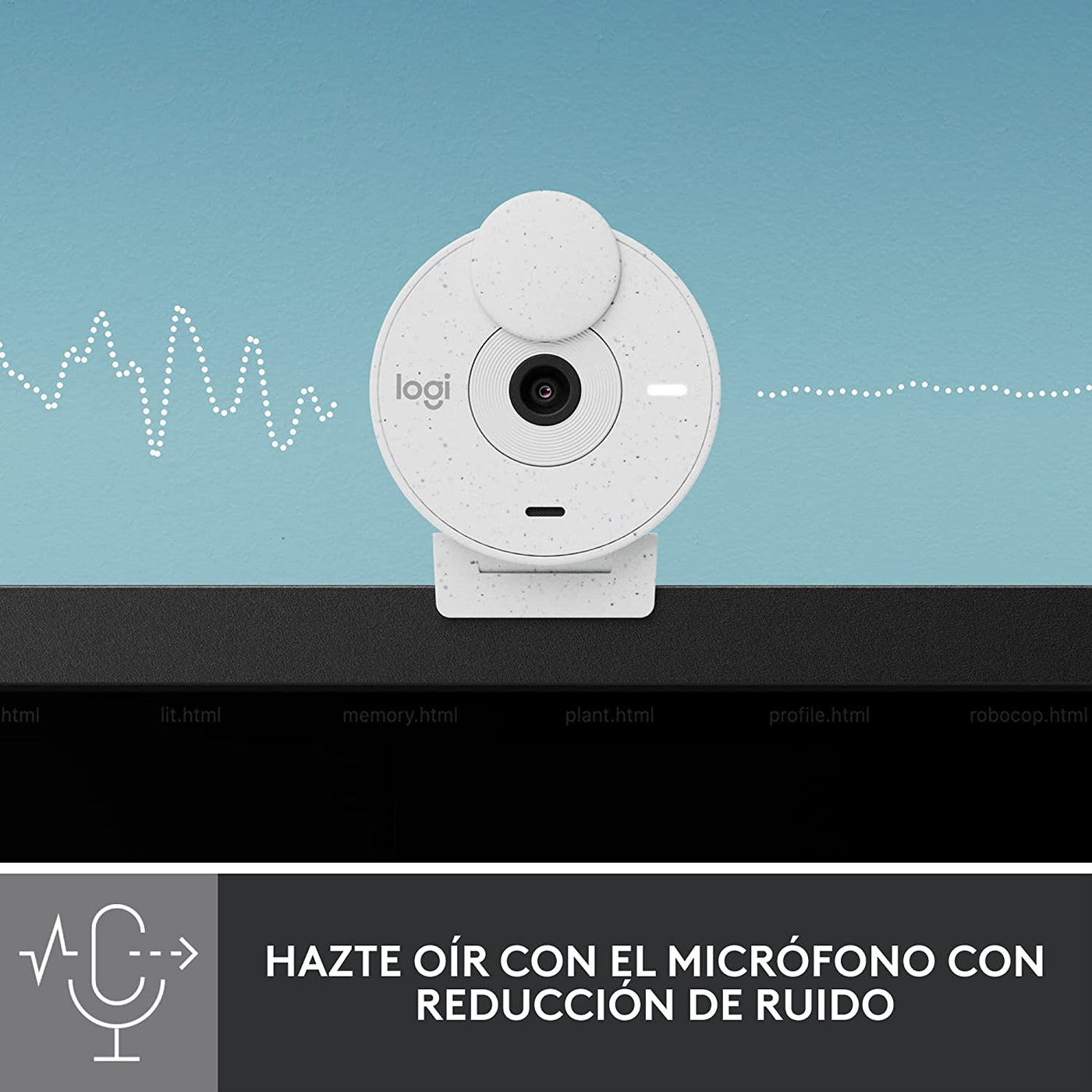 Camara Logitech Brio 300 Fhd 1080p con Modo Privacidad