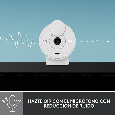 Camara Logitech Brio 300 Fhd 1080p con Modo Privacidad