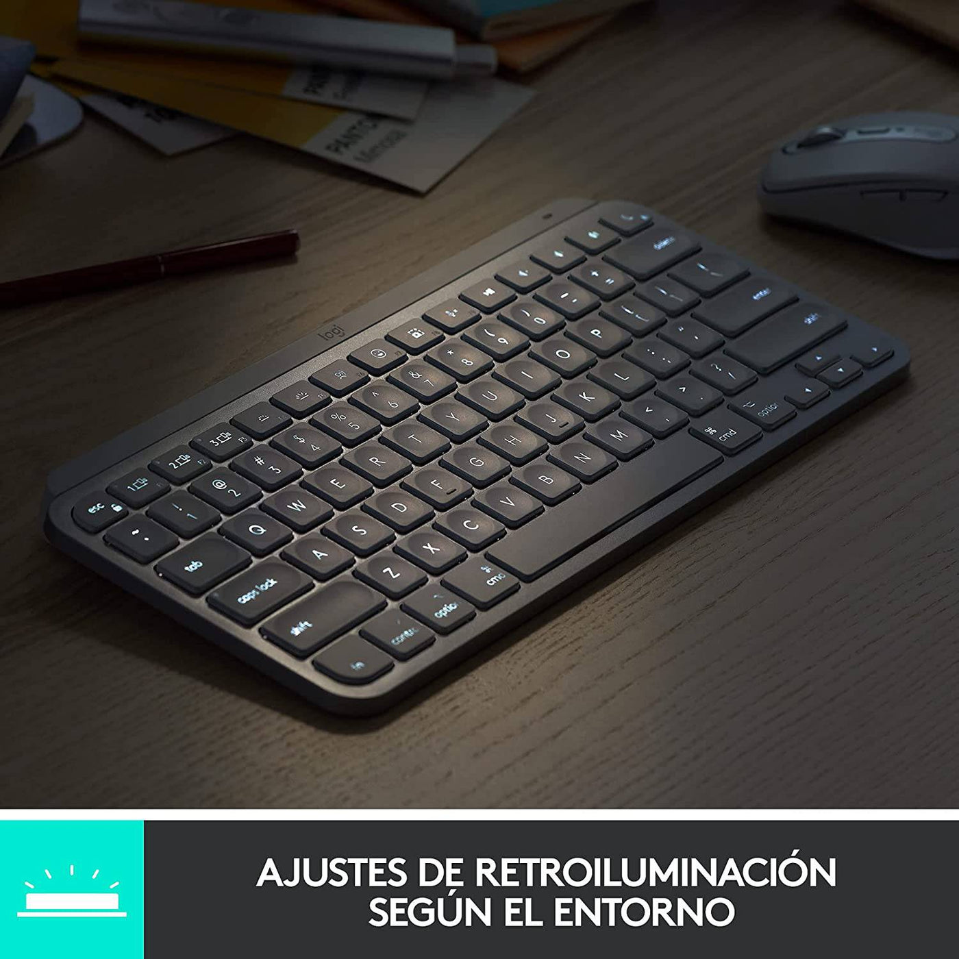 Teclado Mx Keys Mini Inalambrico Multidispositivo Bluetooth Mac / Win