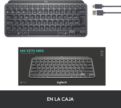 Teclado Mx Keys Mini Inalambrico Multidispositivo Bluetooth Mac / Win