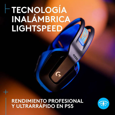 Audífonos Gamer Logitech G G535 Inalámbrico Lightspeed PS5/PS4/PC