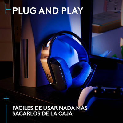 Audífonos Gamer Logitech G G535 Inalámbrico Lightspeed PS5/PS4/PC