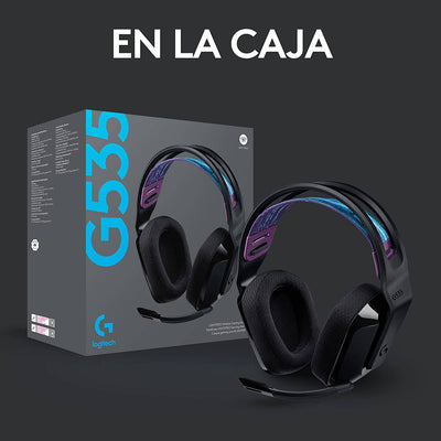 Audífonos Gamer Logitech G535 Inalámbrico Lightspeed 1ms