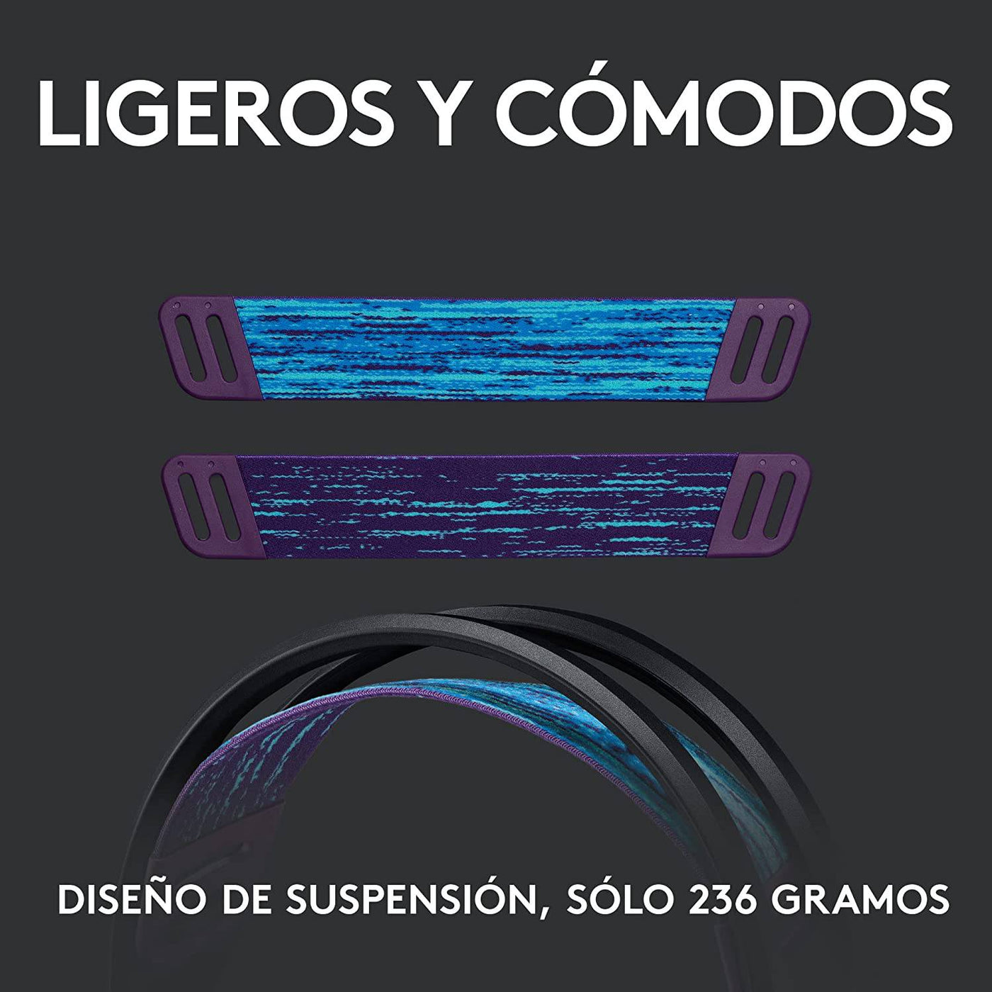 Audífonos Gamer Logitech G535 Inalámbrico Lightspeed 1ms