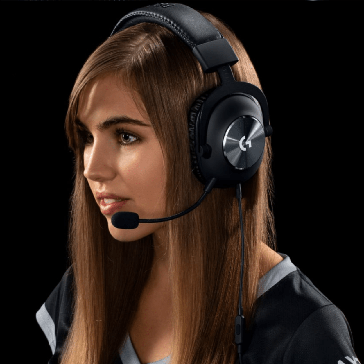 Audífonos Gamer Logitech Pro X - 7.1 Blue Voice Material Premium