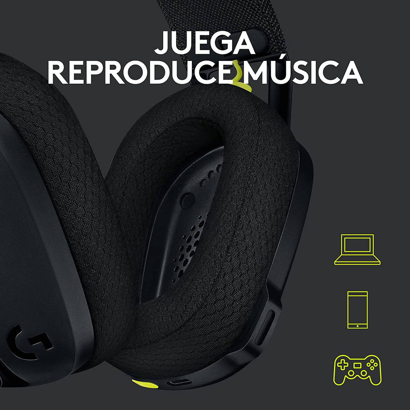 Audífonos Gamer Logitech G435 Inalámbricos Lightspeed / Bluetooth