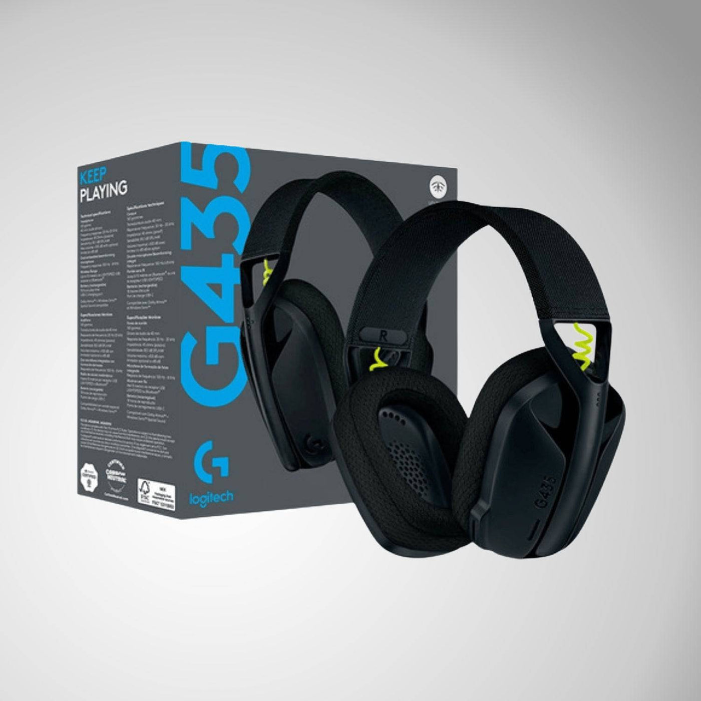 Audífonos Gamer Logitech G435 Inalámbricos Lightspeed / Bluetooth