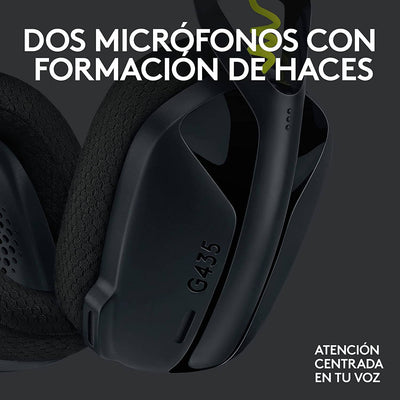 Audífonos Gamer Logitech G435 Inalámbricos Lightspeed / Bluetooth