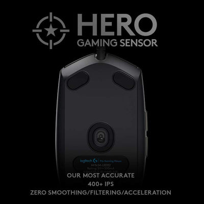 DEMO Mouse Gamer Logitech G Pro Hero 25K DPI 6 Botones Rgb