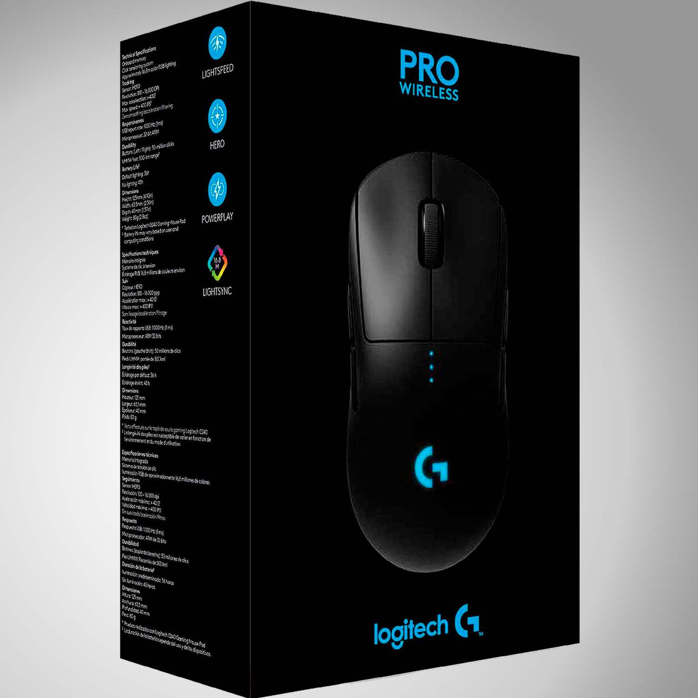 Mouse Gamer Logitech G Pro Wireless Hero 25K 1ms Rspta