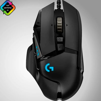 Mouse Gamer Logitech G502 Hero RGB 11 Botones 25K DPI